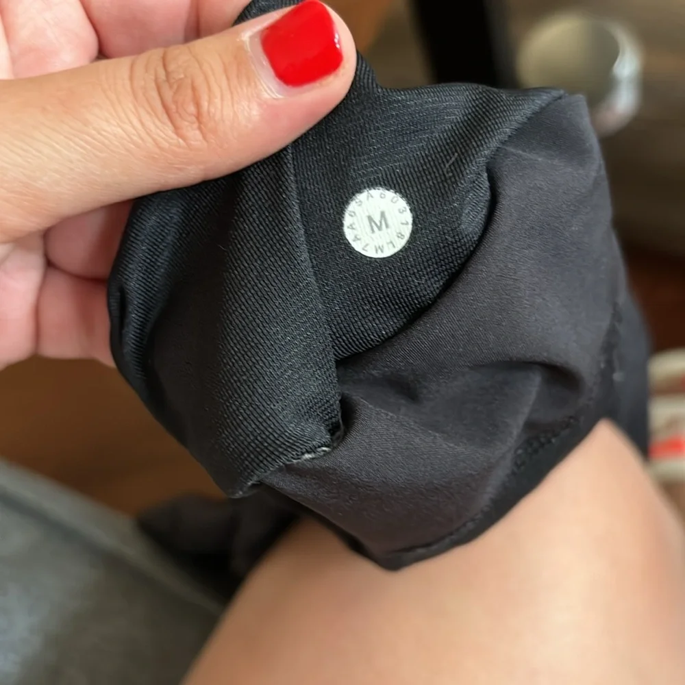 Lululemon Black Pocket Athletic Active Shorts